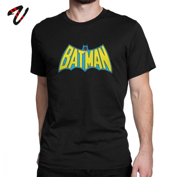 

sport manga men t-shirt batman vintage logo tshirt superhero 100% cotton tees crew neck clothes plus size short sleeve t shirts