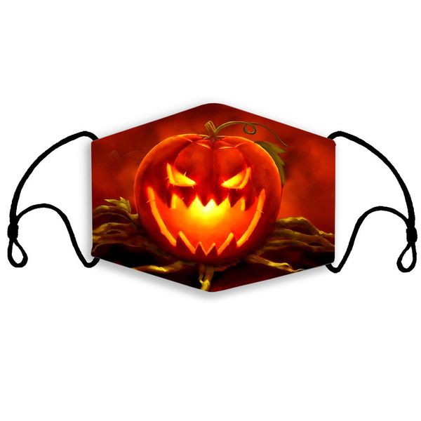 

hallowmas funny skull face mask pm2.5 dustproof clown washable anti dust pumpkin printing designer masks 6 na12m