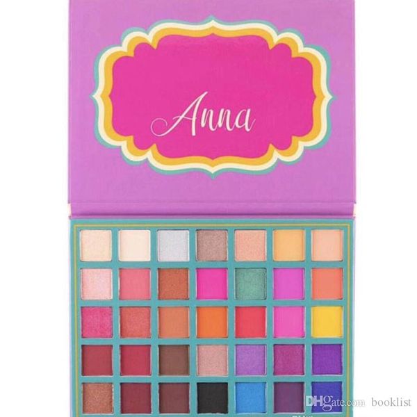 

makeup palette anna 35colors eye shadow palette shimmer matte dhl shipping