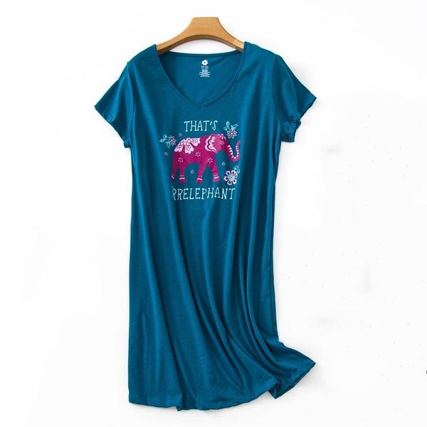 

2020 summer female casual cartoon nighty dress ladies 100% cotton nightgown women short sleeve o-neck collar sleepshirt xxxl, Black;red