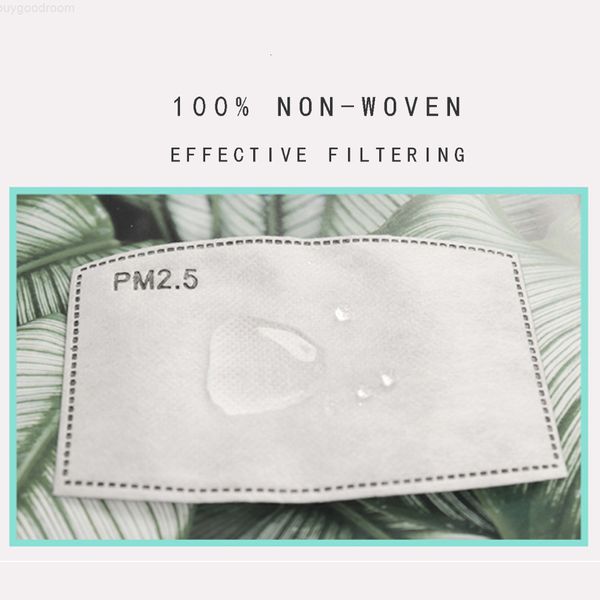 

5 layer protective pm2.5 pm 2.5 filter paper disposable mask pad face masks inner pad gasket replacement filter pads respirator mask hot