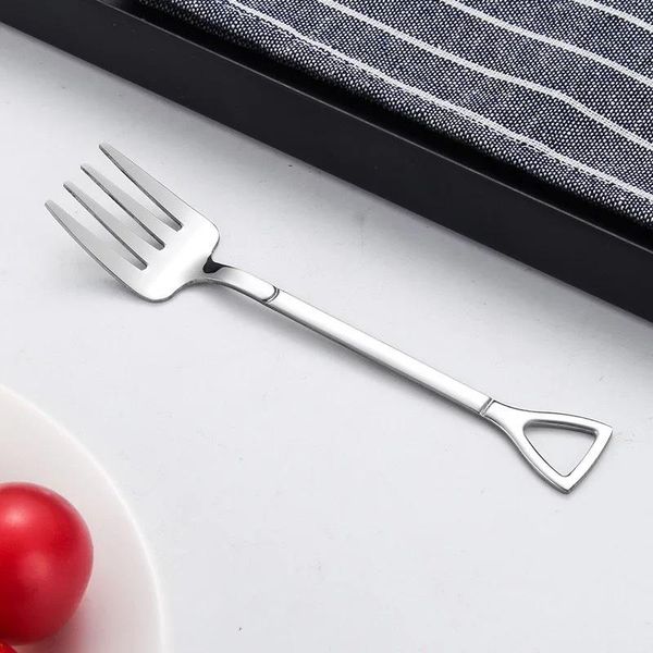 

4pcs ice spoon shovel 304 stainless steel coffee spoon tea spoon creative tableware coffee tableware h bbylnu