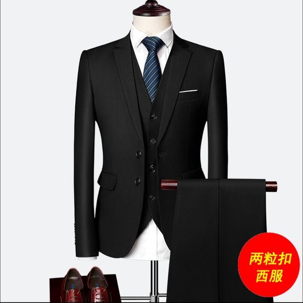 

2020 new m-6xl men's from three autumn plays self-cultivation small wedding suits engaged man dressed as large 6szx, White;black
