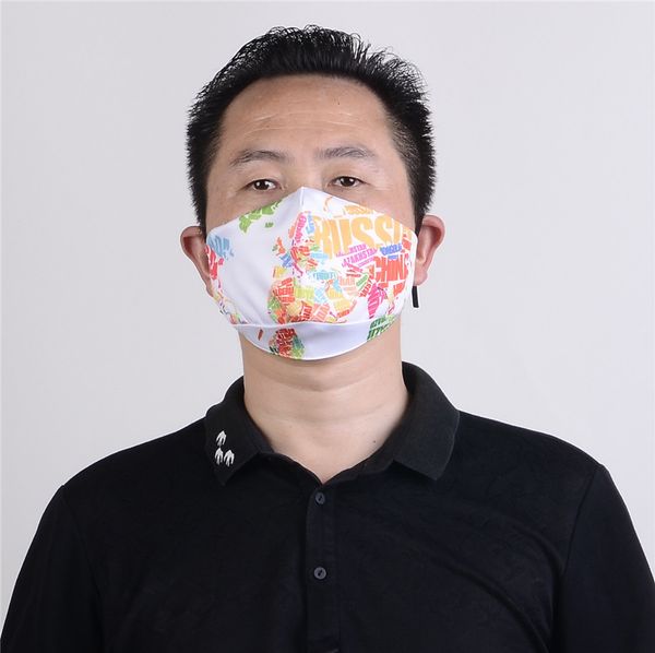

new designer breathable riding bike wearing black fashion face nano film washed cotton mask 3aos2k