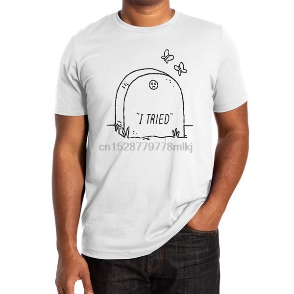 

die trying t shirt headstones graveyard cemetery dark i tried morbid grim funny april fools black and white sport hooded sweatshirt hoodie