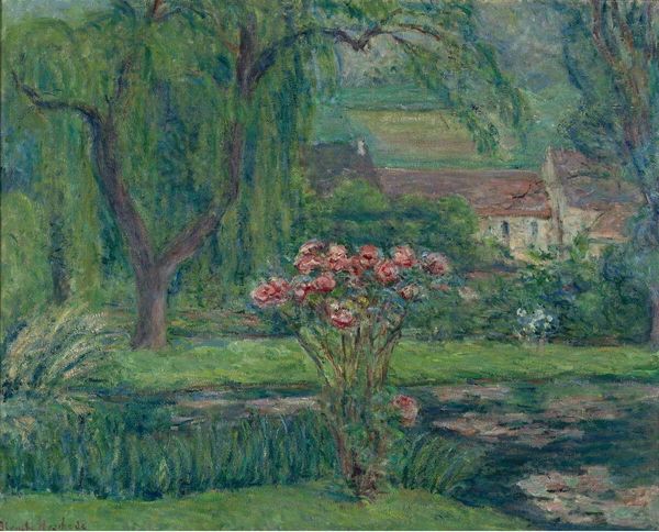 

claude monet giverny roses and waterlilies home decoration handcrafts /hd print oil painting on canvas wall art canvas pictures 201113