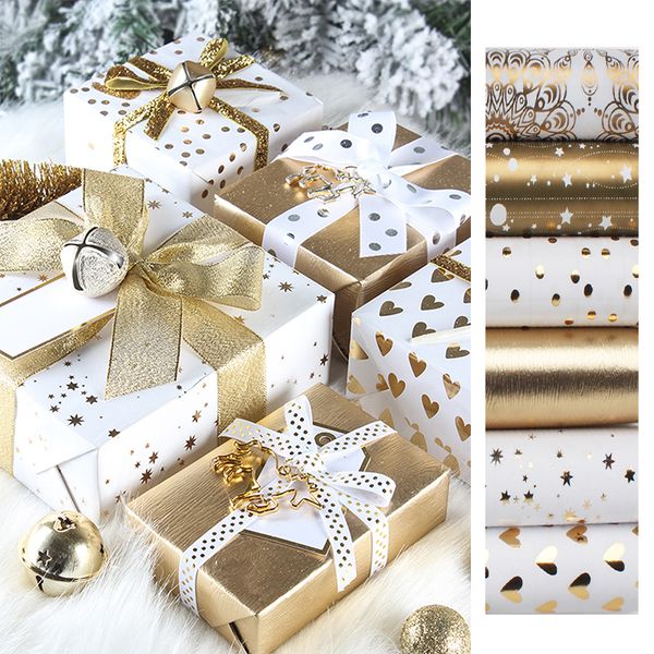 

76x305cm gifts wrapping paper gift box artware packaging material valentine's day for festival party wrapping decor supplies 1019