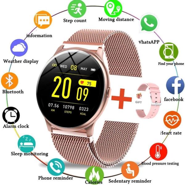 

lige-ip67 case, multi-functional smart sports watch, with color screen, can control the heart rate and blood