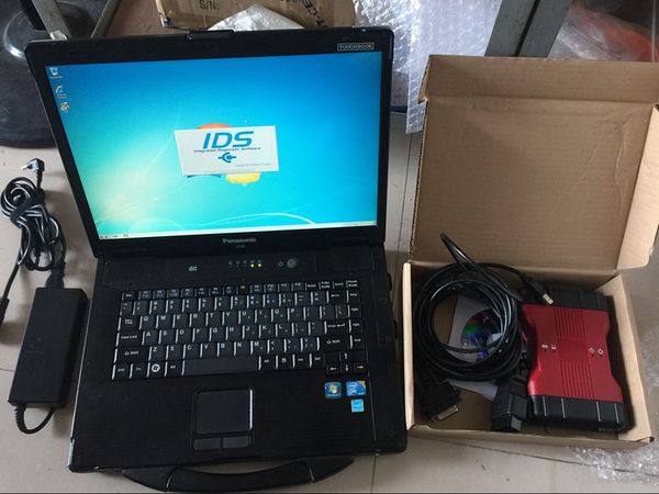 

for ford vcm2 diagnosis tool vcm-ii scanner ids v120 obd2 tool with 360gb ssd in used lapcf-52