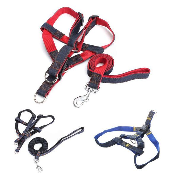 

pet dog lead leash splitter collar harness adjustable support training walking
