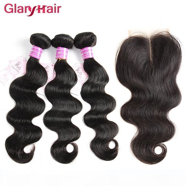 

wholesale brazilian straight 3 extension bundles with swiss lace closure unprocessed brazilian peruvian malaysian virgin human hair wefts, Black;brown