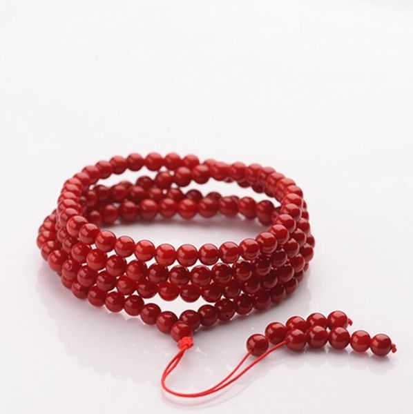 

chains beautiful 6-14mm natural red chalcedony beads necklace fashion woman jewelry gift length 18 inch, Silver
