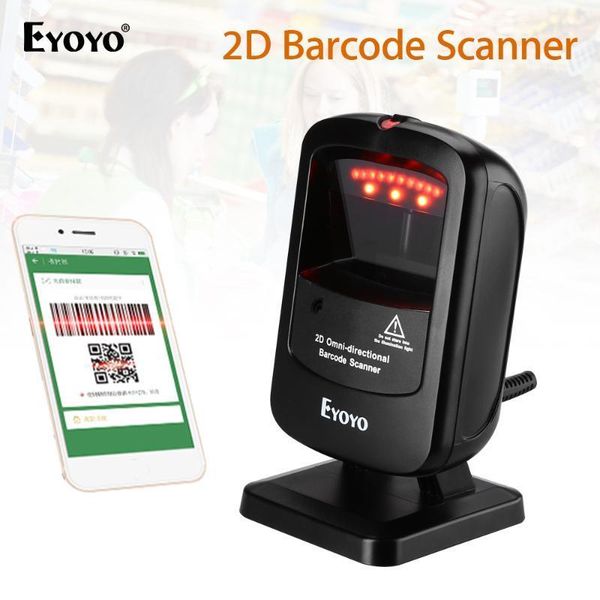 

scanners eyoyo ey-2200 2d deskbarcode scanner omnidirectional usb wired reader platform automatic sensing scanning1