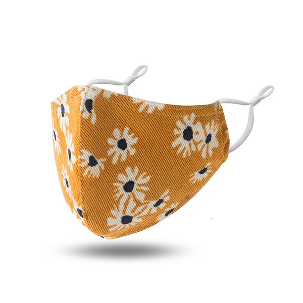 

mask dhl shipping fashion daisy print reusable face cotton protective mouth cover washable breathable facemask anti dust