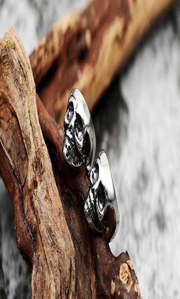 

onlysda мода punk metal hollow череп мужчины серьги клипы personality серьги манжеты уха манжеты для non проколол скелет es213 wmtcsw, Bronze;silver