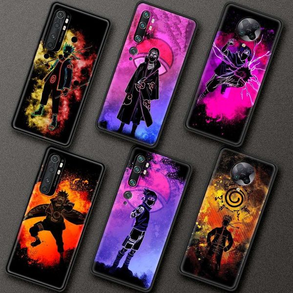 

mobile case 11 bit x3 nfc f2 9t 10t pro 9 se lite 5g note 10 cc9e black shell japane animation naruto sasuke4fre