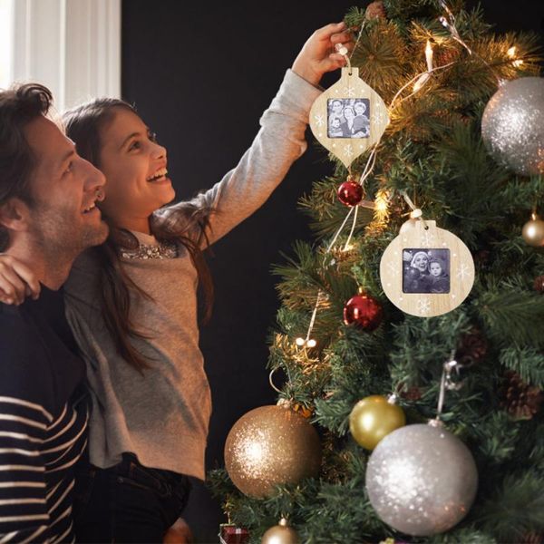 

diy wooden p frame ree ornaments for home navidad christmas pendant decorations