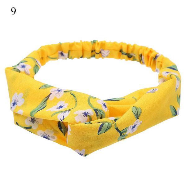 

headband women hair accessories turban floral printed twist cross hairband girls flower bohemian knot hair band hair accessories q bbymym