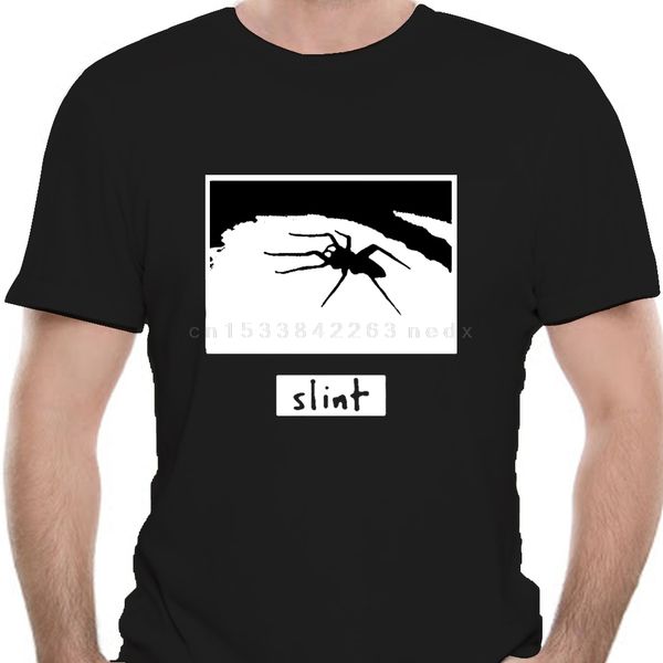 

новый slint punk rock post logo mens black white сыпучие плюс дизайнеры размер балахон футболки толстовка