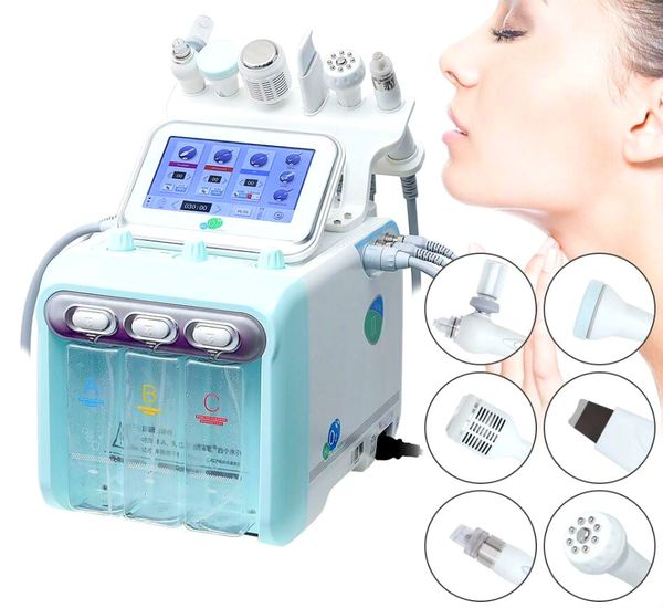 

6in1 hydrafacial skin care face cleaner hydro peeling skin rejuvenation face lift blackhead remover dermabrasion device