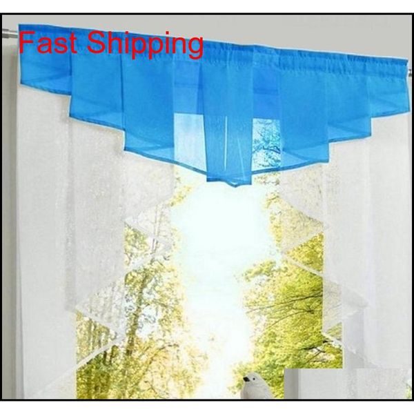 

flying tulle kitchen curtain for window balcony rome pleated design stitching colors voile sheer drape white y qylidr item_home