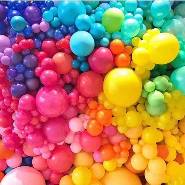 

20шт 12inch красочный день рождения воздушные шары латексные гелий шар партии balloon arch надувные шары свадьба ребенок игрушка 2.8g wmthyl