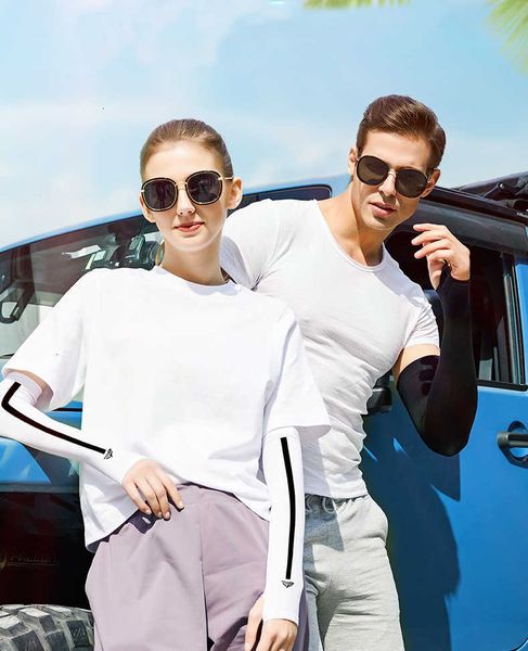 

silk wholesale men's and ice women's summer sunscreen outdoor travel bicycle riding sports shade arm sleeves e80x