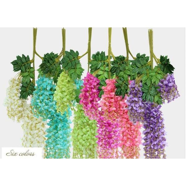 

artificial ivy flowers silk flower wisteria vine flower rattan for wedding centerpieces decorations bouquet garland hom jllzxb eatout