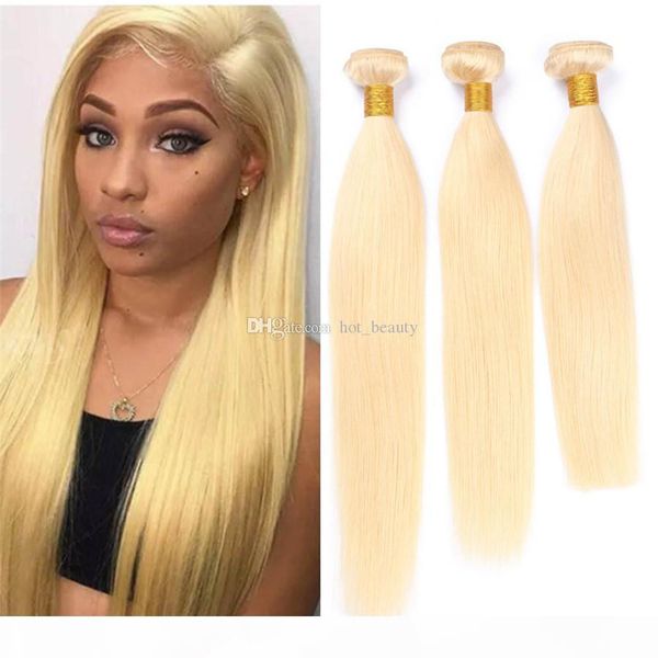 

# 613 blonde hair double drawn уток 9а шелковистой прямой бразильский девы волос необработанные платиновая блондинка шелковистые прямые выдв, Black