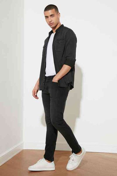 

trendyol male skinny new-jeans tmnaw20je0405, Blue