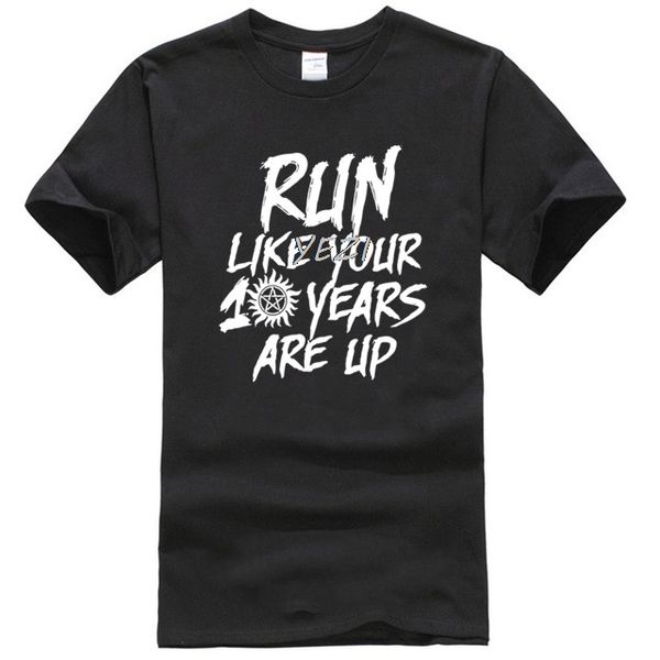 

supernatural run like your are up mens fashion summer t-shirt plus size.webp sport hooded sweatshirt hoodie