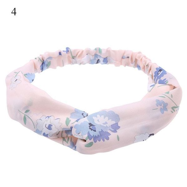 

floral headbands cross chiffon elastic headband turban hairband headwrap hair accessories head wrap yoga sports headba qylmml
