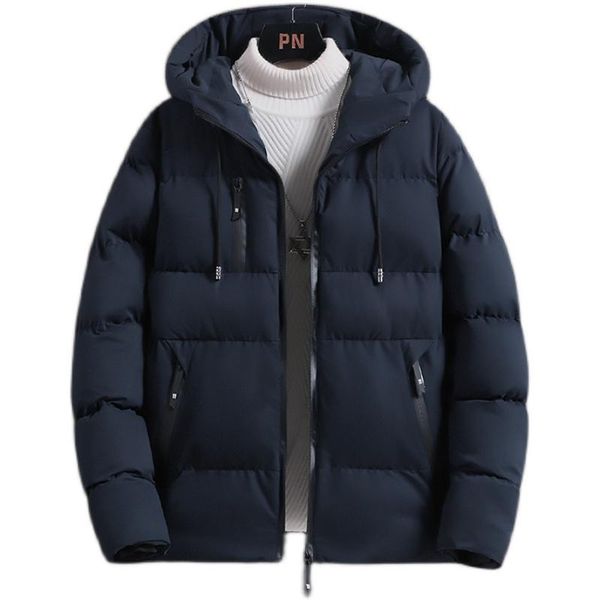 

новая пуховая куртка мужские куртки parka мужские качество осень зима теплая верхняя одежда бренд slim mens coats повседневная windreaking к, Black