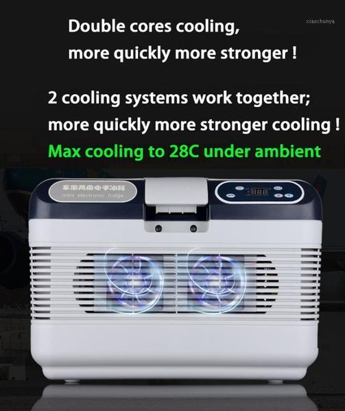 

12l thermoelectic cooler and warmer er ac/dc12v portable mini fridge car refrigerator car fridge for 4x4camping1