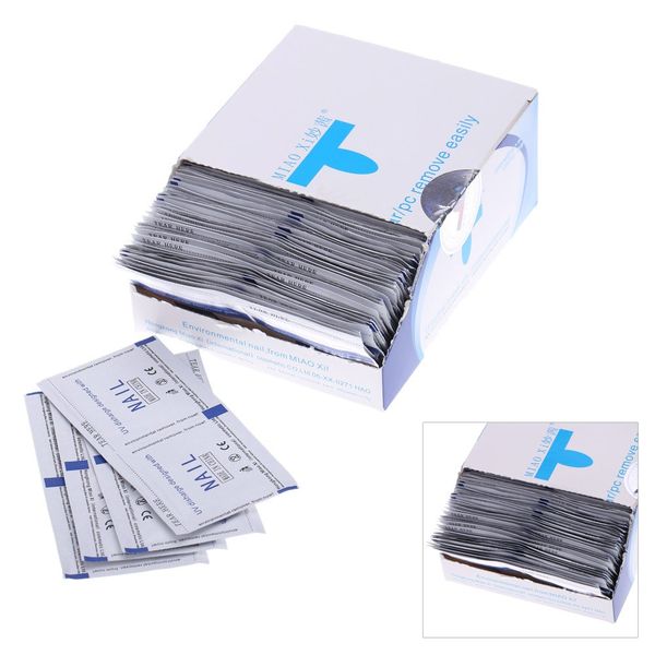 

4pcs professional manicure tools kit polishing files cuticle pusher nail brush remove cotton with glue