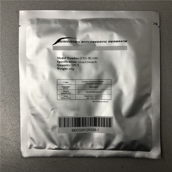 

2021 latest good quality factory price cryo antie membrane for e fat machine / antie gel pad etgiii-100