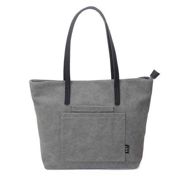 

canvas cotton simple solid color zipper shopping bags girls fashion solid color life casual pacakge hand bag summer beach bag