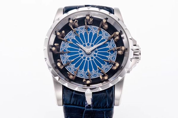 

zz factory v2 edition king series twelve round table knight limited edition color disk, knight dial upgraded to bronze color, the legendary, Slivery;brown