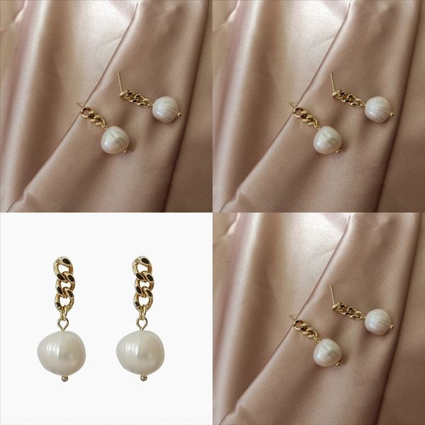 

trl fashion el oso pendien no fade brand jewelry original wed earring pearl rhinestone design two style jewelry stainless steel panda, Golden