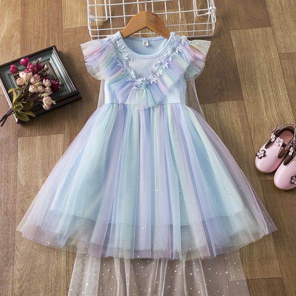 

girl dresses girl dresses girls dress flower kids clothing summer fashion sleeveless vest lace tutu princess party dress kids wedding party, Red;yellow