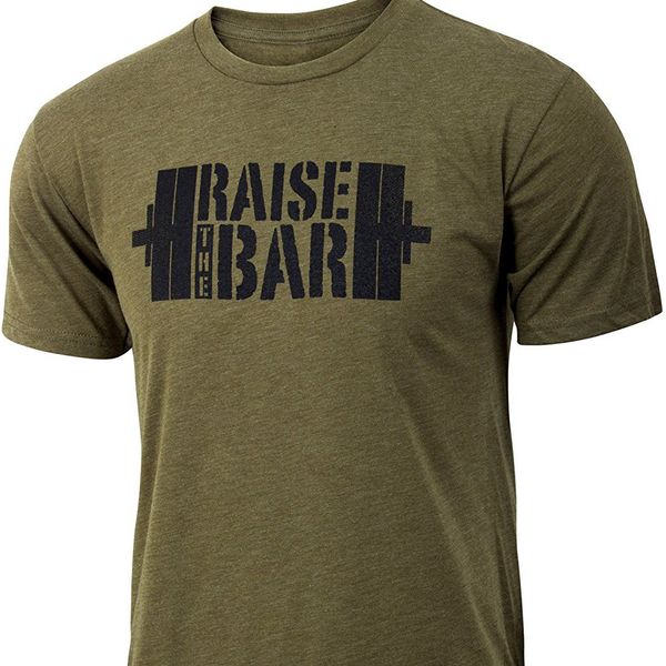 

personalized custom raise the bar military green 's barbell weightlifting triblend workout sport hooded sweatshirt hoodie t shirt