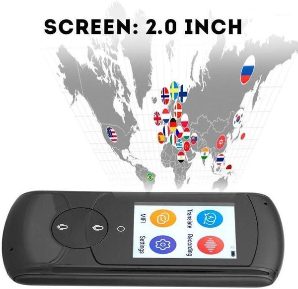 

language translator device with camera-portable 2.0in screen 2.4g wifi voice translator interpreter support 75 languages1