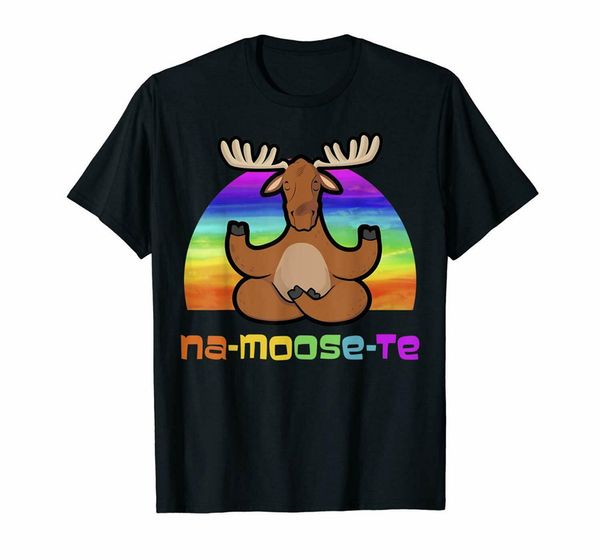 

na-мус-te namaste yoga pride lgbt смешная черная футболка s-3xl new cool tee shirt спорта с капюшоном hoodie