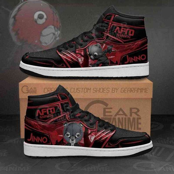 

afro samurai jinno sneakers custom anime sho, Black