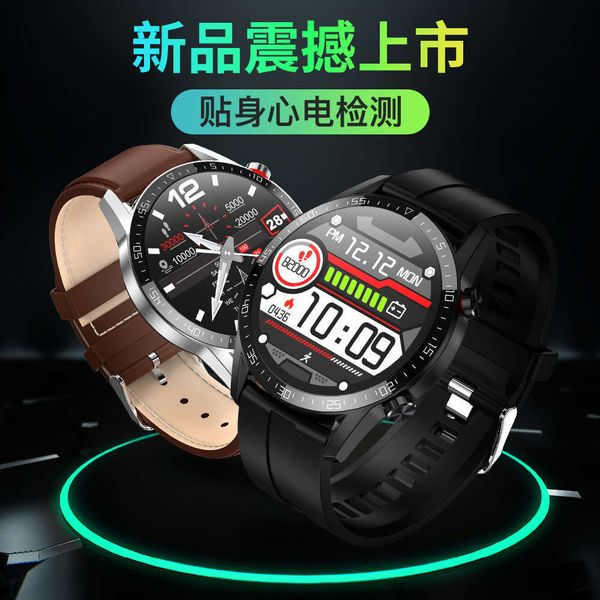

new l13 smart sports watch heart rate ecg prsure blood oxygen monitoring bluetooth call busins music br