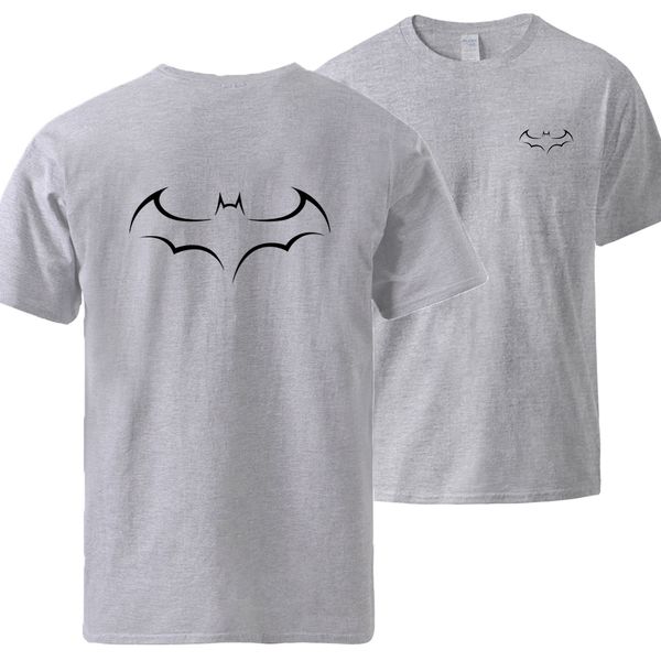 

movie bat print for summer cool fashion short sleeve sportswear loose workout tee sport hooded sweatshirt hoodie men t shirt