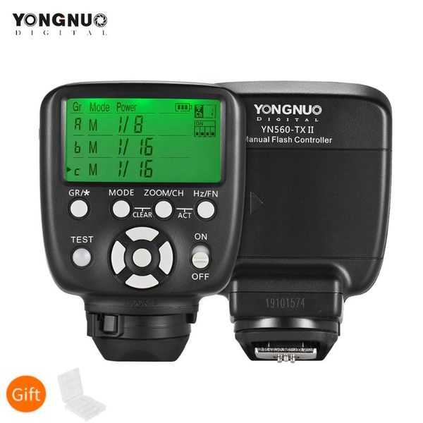 

yongnuo yn560-tx ii wireless flash trigger controller transmitter for yongnuo yn-560iii yn560iv rf-602 rf-603 ii for