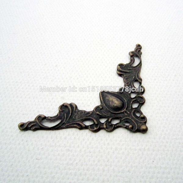 

12pcs brand new decor flower серебристого golden jewelry box сундук подарки деревянного футляр книга меню scrapbook фотоальбом уголок protec