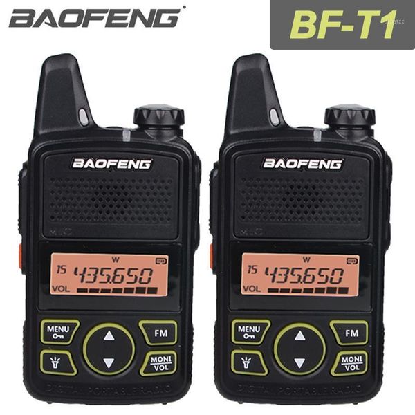 

baofeng t1 mini two-way radio walkie talkie portable ham radio bf-t1 handy transceiver kids uhf wireless intercom1
