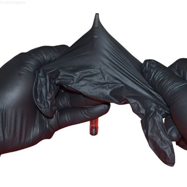 

washing household cleaning factorykb06mechanic 100pcs/lot black nitrile laboratory nail art anti-static gloves wholesale